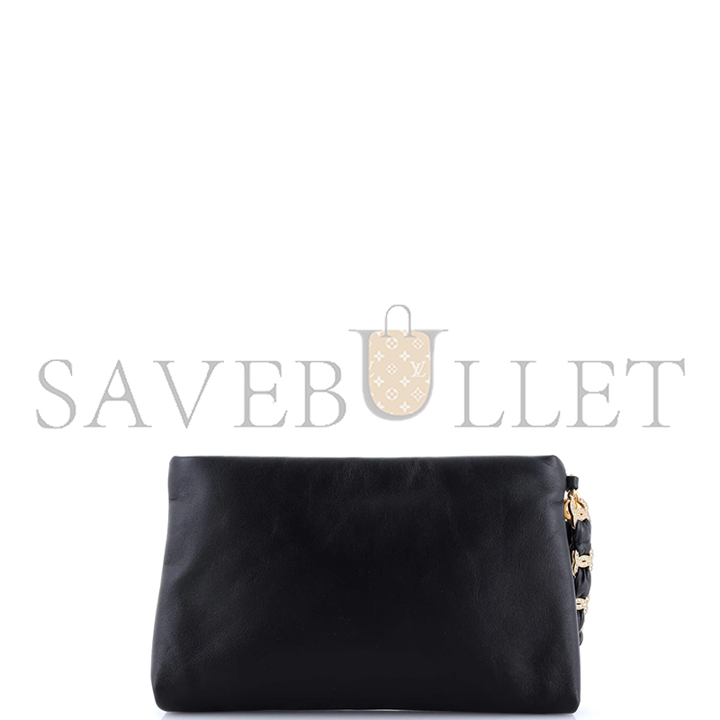 CHANEL CRYSTAL CC HANDLE WRISTLET POUCH LAMBSKIN AP4281 (24.5*16*2.5cm)
